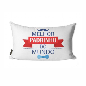 Almofada Personalizada Tecido 100% Poliéster 20x30cm Estampa Colorida  Fechamento com Zíper 